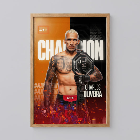 Charles Oliveira UFC Wall Art