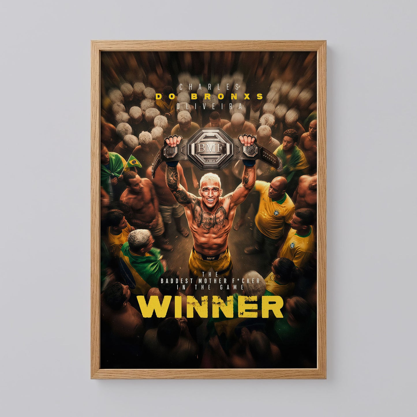 Charles Do Bronx Oliveira Poster