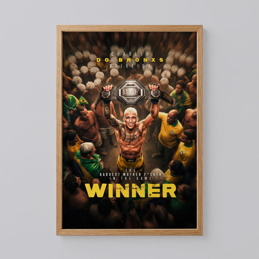 Charles Do Bronx Oliveira Poster
