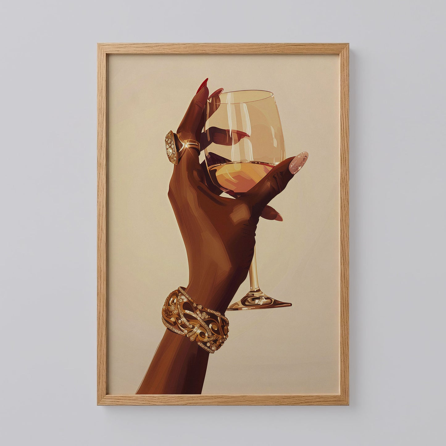Black woman Trendy Wall Art