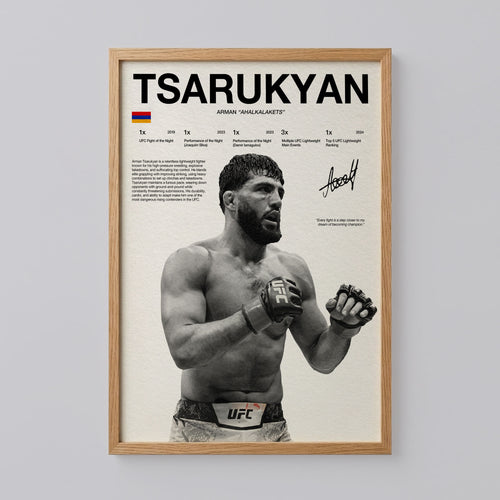 Arman Tsarukyan UFC Poster