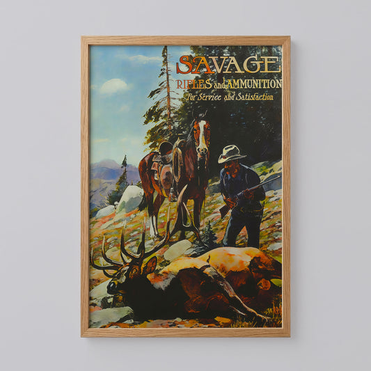Hunting Wall Art Travel Poster