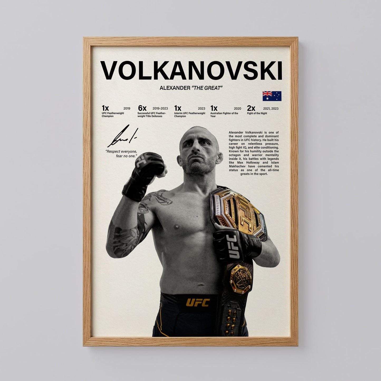 Charles Oliveira UFC Poster