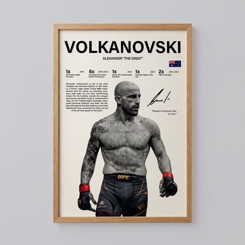 Alexander Volkanovski Poster