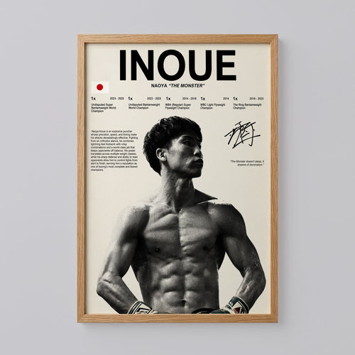 Naoya Inoue Boxing Poster