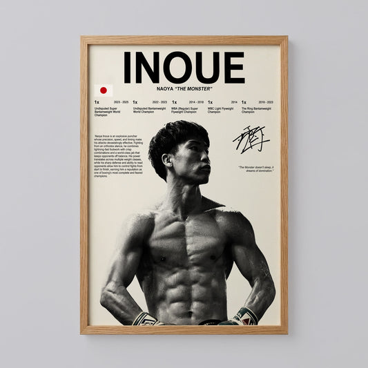Naoya Inoue Boxing Poster