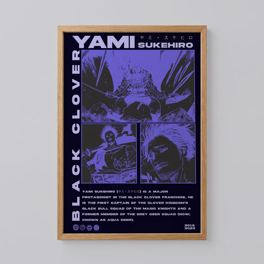Black Clover Yami Sukehiro Poster