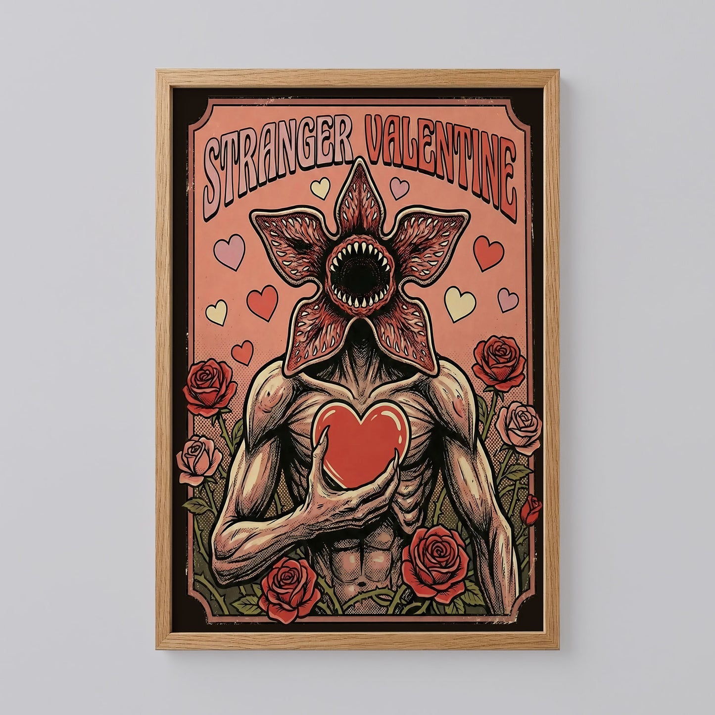 Stranger Things Valentine's Day Poster