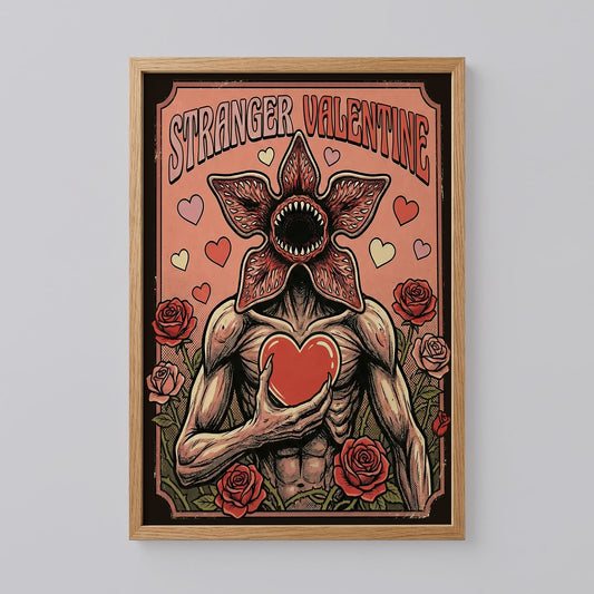 Stranger Things Valentine's Day Poster