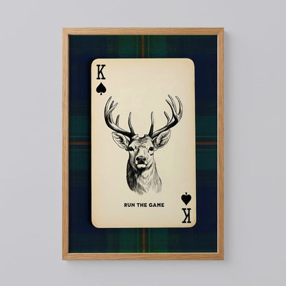 Deer Playing Card Art