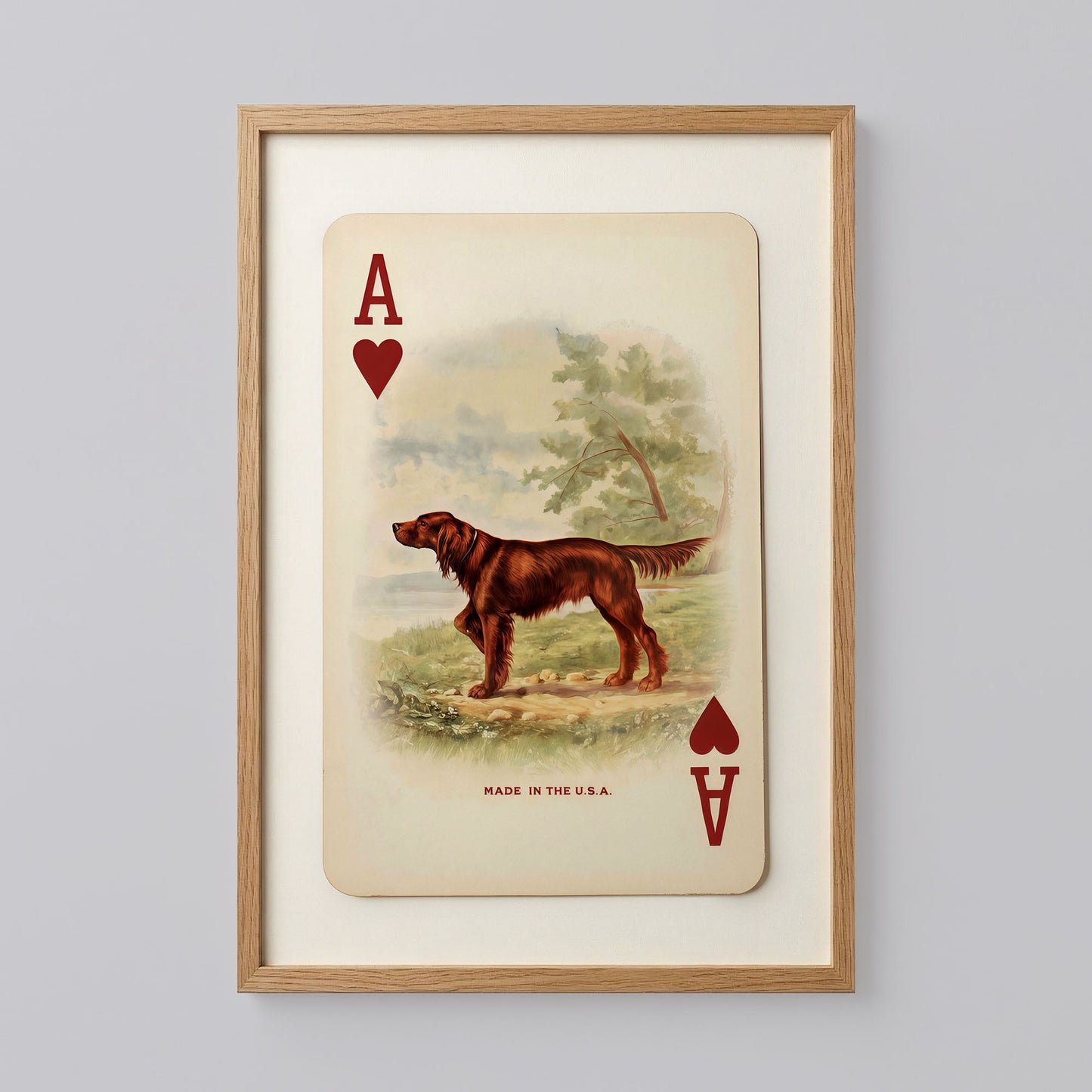 Dog Card Poster