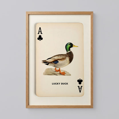 Lucky Duck Card Poster