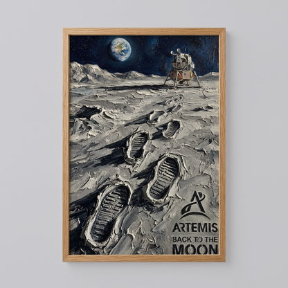 NASA Apollo 14 Moon Landing Concept Art