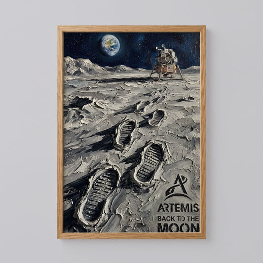 NASA Apollo 14 Moon Landing Concept Art