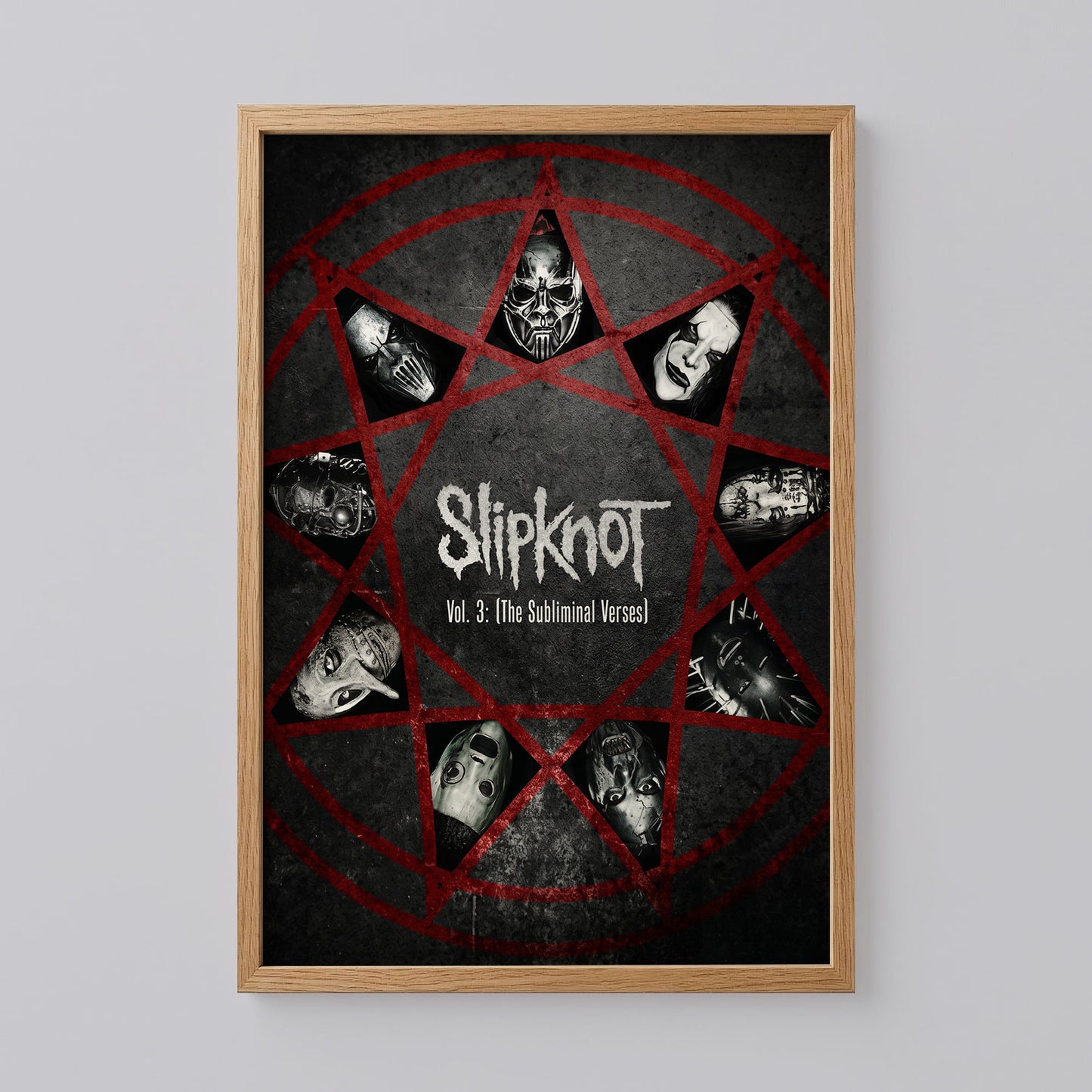 Slipknot's Album Vol 3 The Subliminal Verses Poster