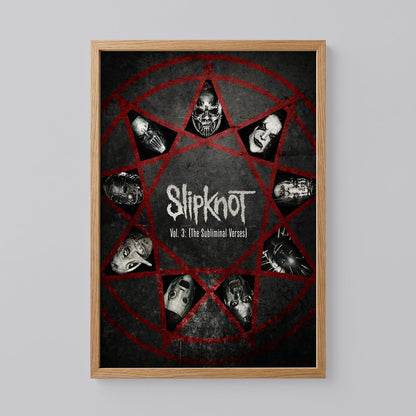 Slipknot's Album Vol 3 The Subliminal Verses Poster