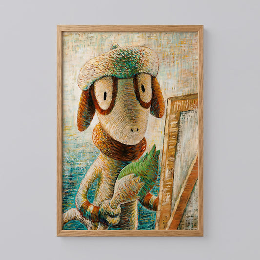 Van Gogh Smeargle Art Print