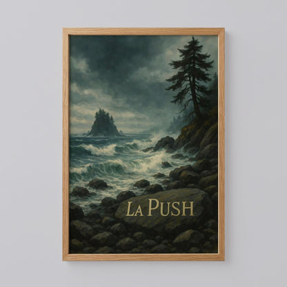 La Push Stormy Coast Poster