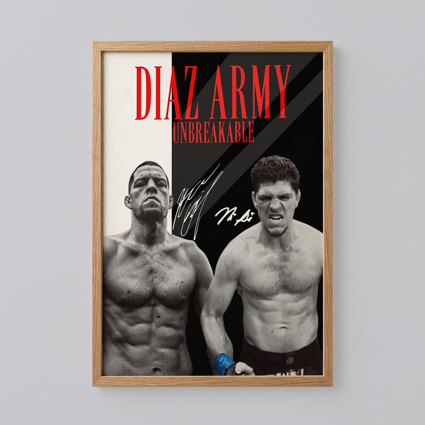 Nate Diaz UFC Poster