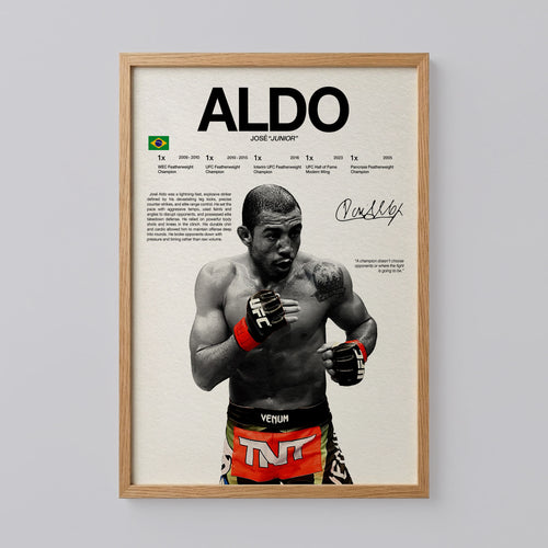 Aldo UFC Champion Poster
