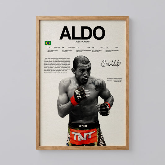 Aldo UFC Champion Poster