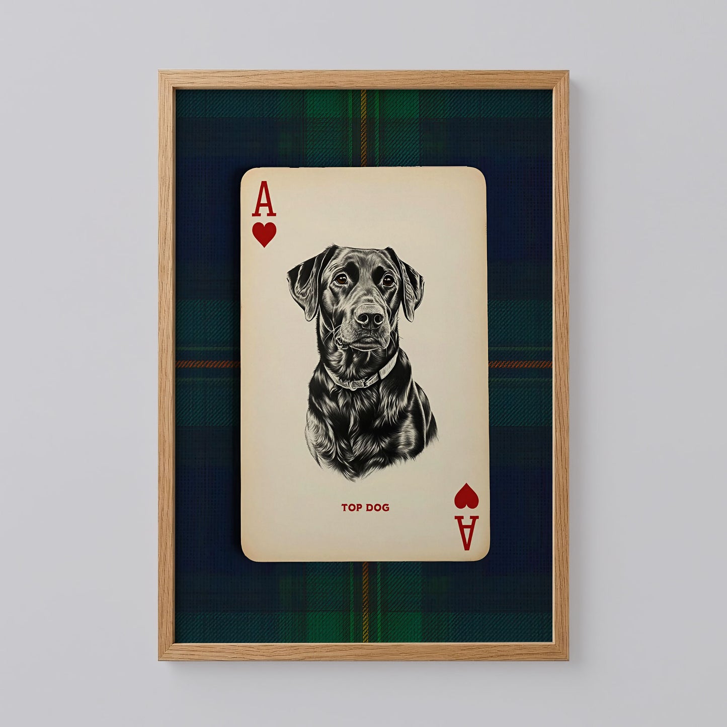 Black Lab Dog Portrait Poster