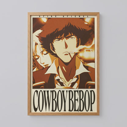 Cowboy Bebop Spike Spiegel and Faye Valentine Poster