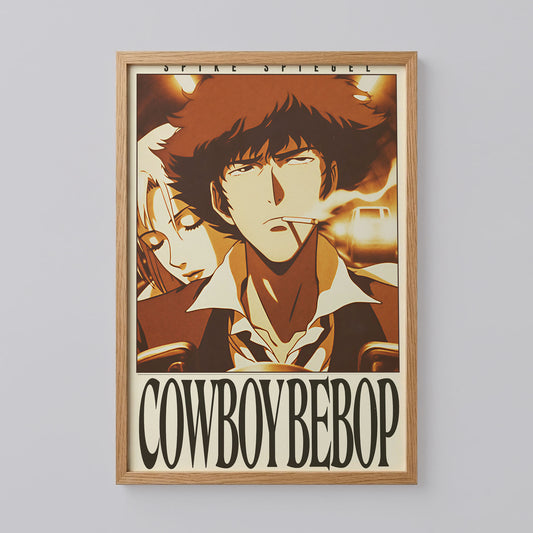 Cowboy Bebop Spike Spiegel and Faye Valentine Poster