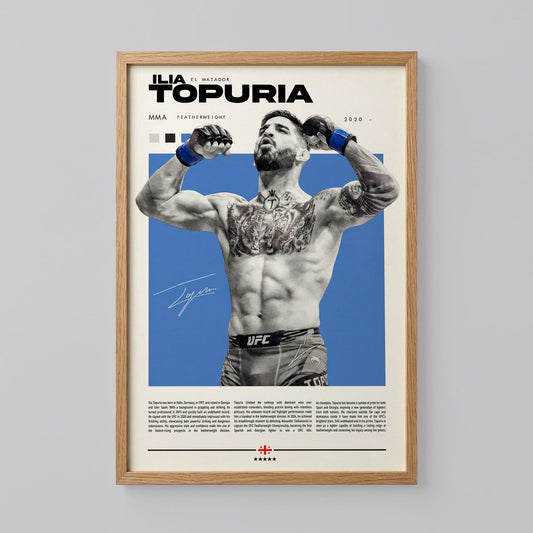 Ilia Topuria Poster