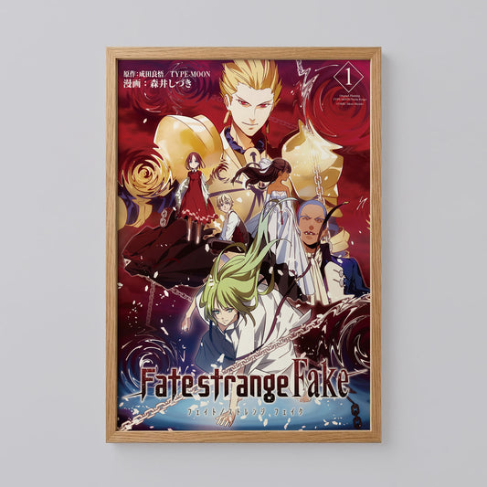 Fate Strange Fake Manga Poster