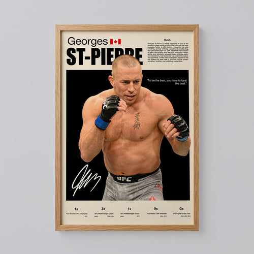 Georges St-Pierre Poster