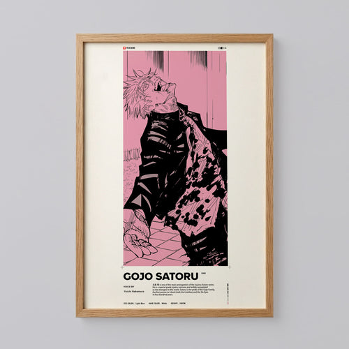 Satoru Gojo Manga Wall Art