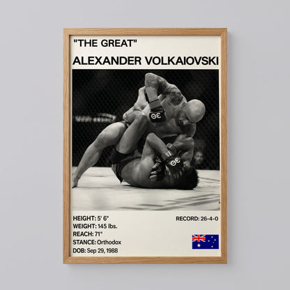 Alexander Volkanovski Poster