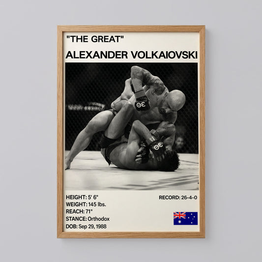 Alexander Volkanovski Poster