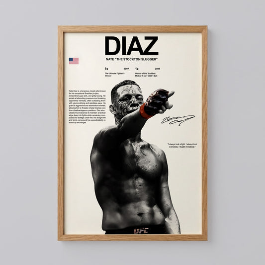 Nate Diaz Poster