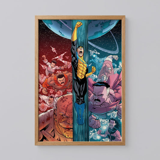 Invincible Comic Book Cover Art' Poster
