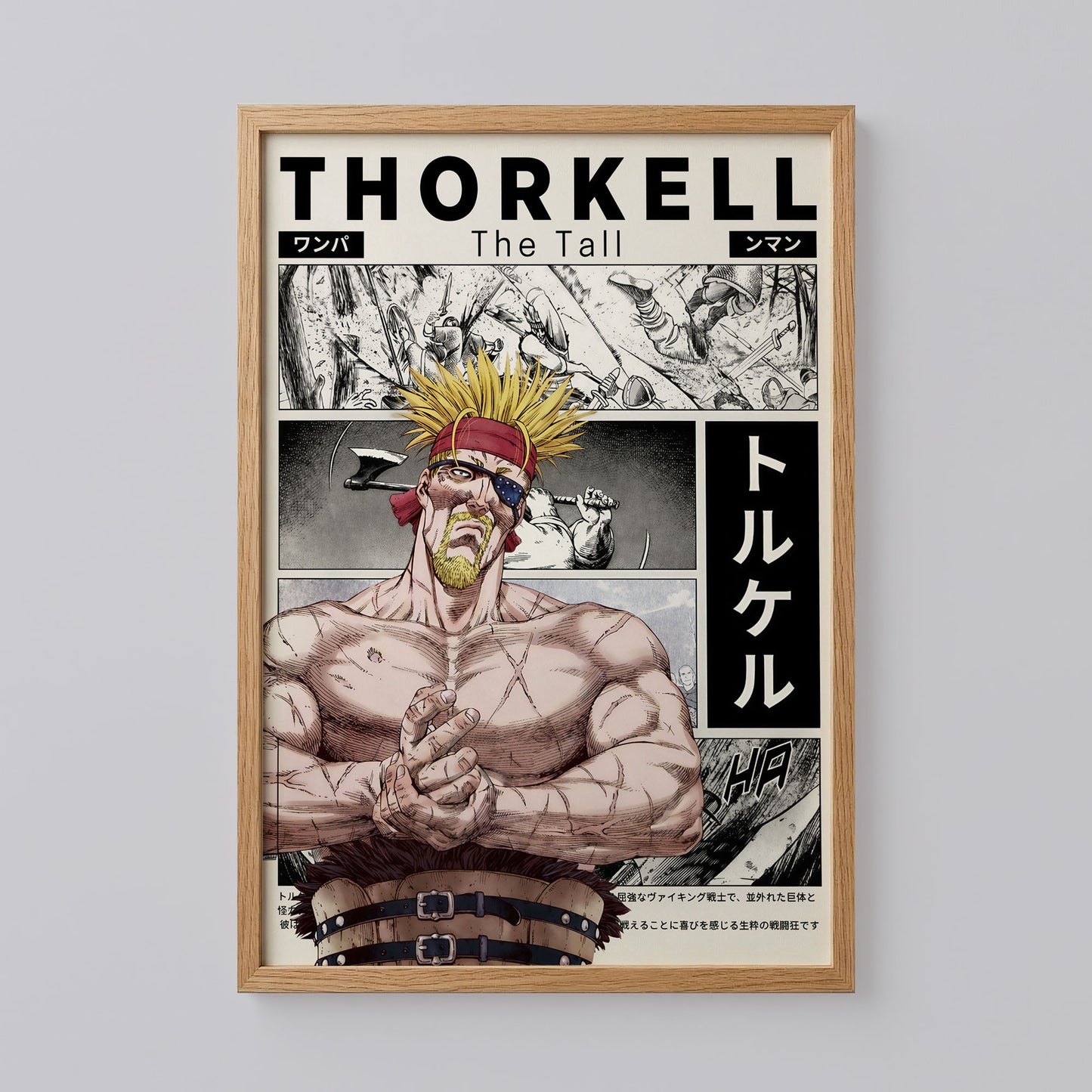 Vinland Saga Thorkell Poster