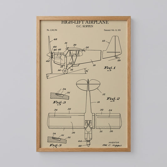 Military Plane Poster