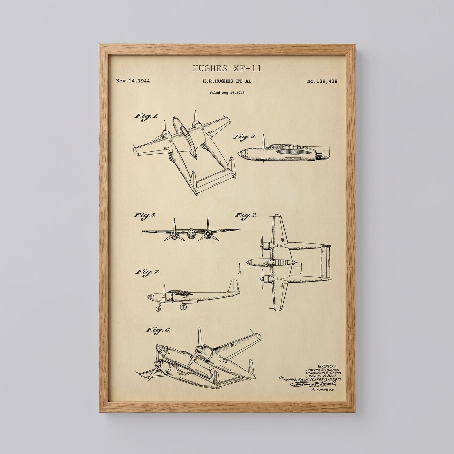 World War 2 Plane Poster