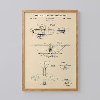 Vintage Aviation Pilot Poster
