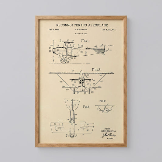 Vintage Aviation Pilot Poster