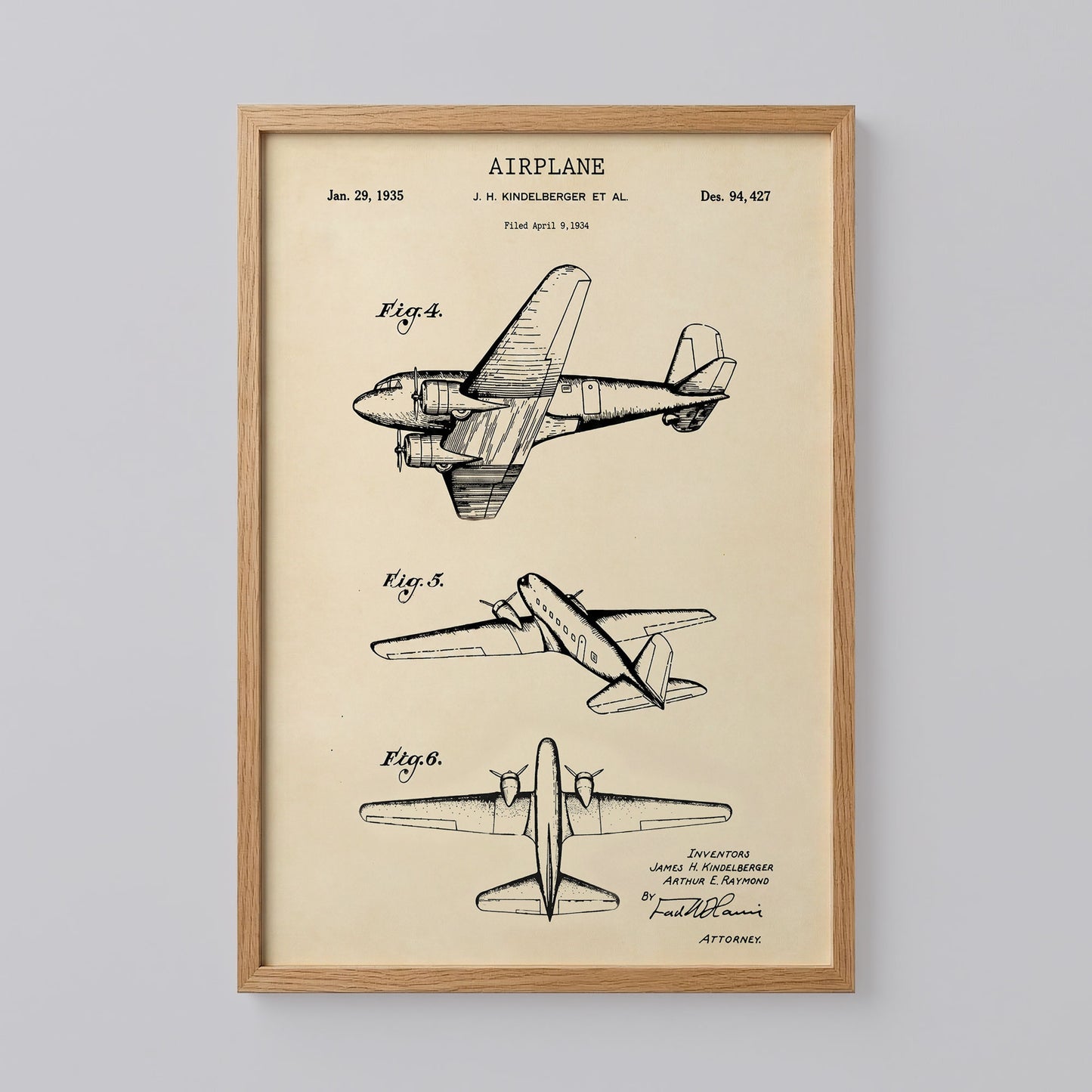 Vintage Aviation Pilot Poster