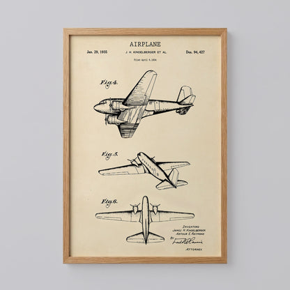 Vintage Aviation Pilot Poster