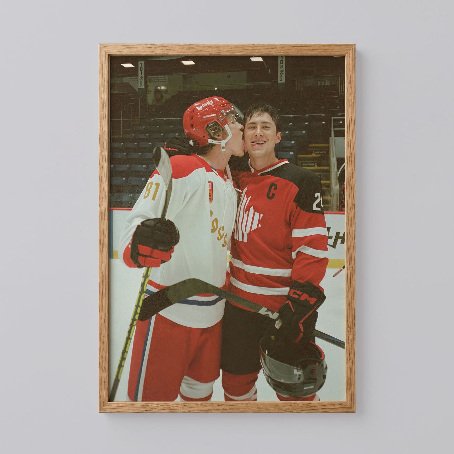 Heated Rivalry Hockey Romance Wall Art