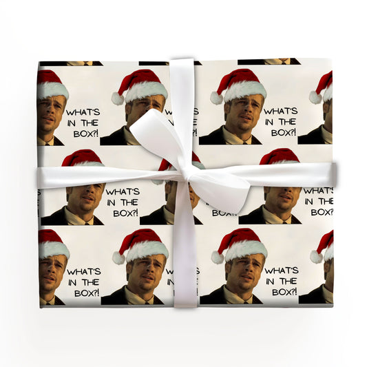 What's In the Box Wrapping Paper Sheet