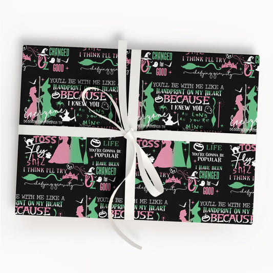 Wicked Shiz University Wrapping Paper Fantasy Gift Wrap