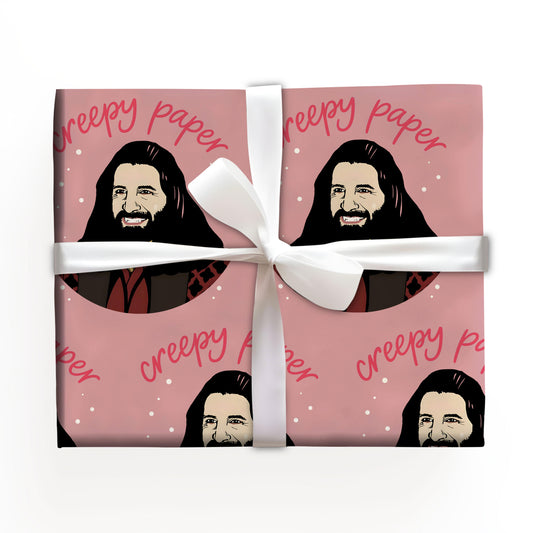 Nandor Wrapping Paper, What We Do In The Shadows Fan Art Gift Wrap