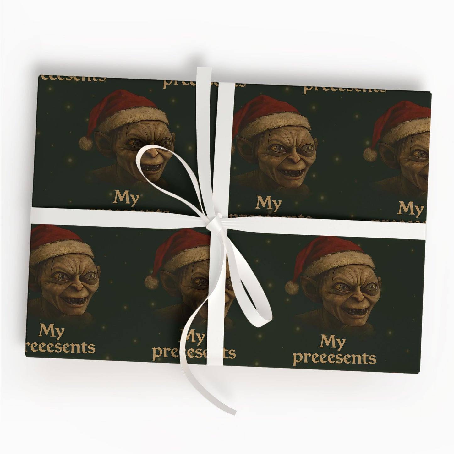 Gollum Wrapping Paper Lord of the Rings Gift Wrap