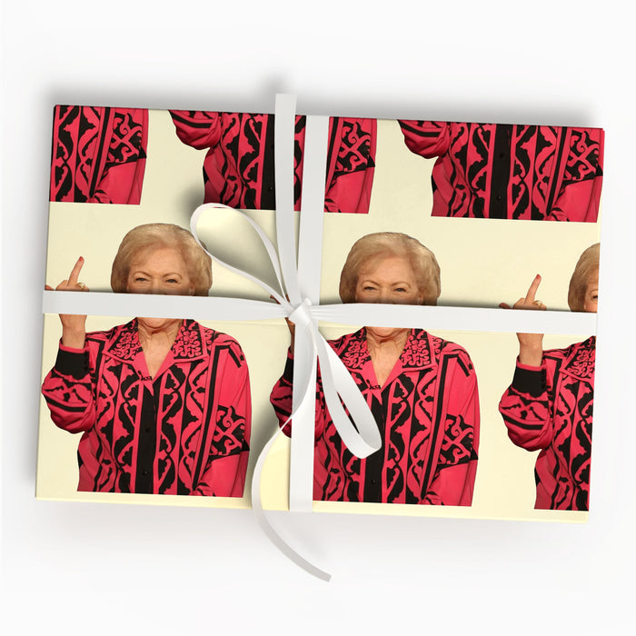Malcolm In The Middle Wrapping Paper Betty White Cameo Paper