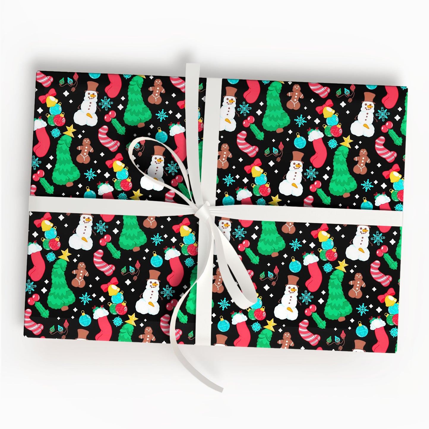 Christmas Wrapping Paper Festive Holiday Gift Wrap